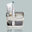 Toothbrush Holder Electric Tooth Brush Toothpaste Holder Bathroom Set Restroom Vanity Large Capacity Tooth Paste Accessories Storage Decor Cups Holder for Family Apartment（Contains 1 Cups）