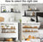 Floating Shelves, 22.5" Wall Mounted Wood Shelves for Bathroom, Bedroom, Living Room, Kitchen, Hanging Shelf for Books/Storage/Decor with 22Lbs Capacity (Rustic Brown,Set of 2)