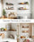 Floating Shelves, 22.5" Wall Mounted Wood Shelves for Bathroom, Bedroom, Living Room, Kitchen, Hanging Shelf for Books/Storage/Decor with 22Lbs Capacity (Rustic Brown,Set of 2)